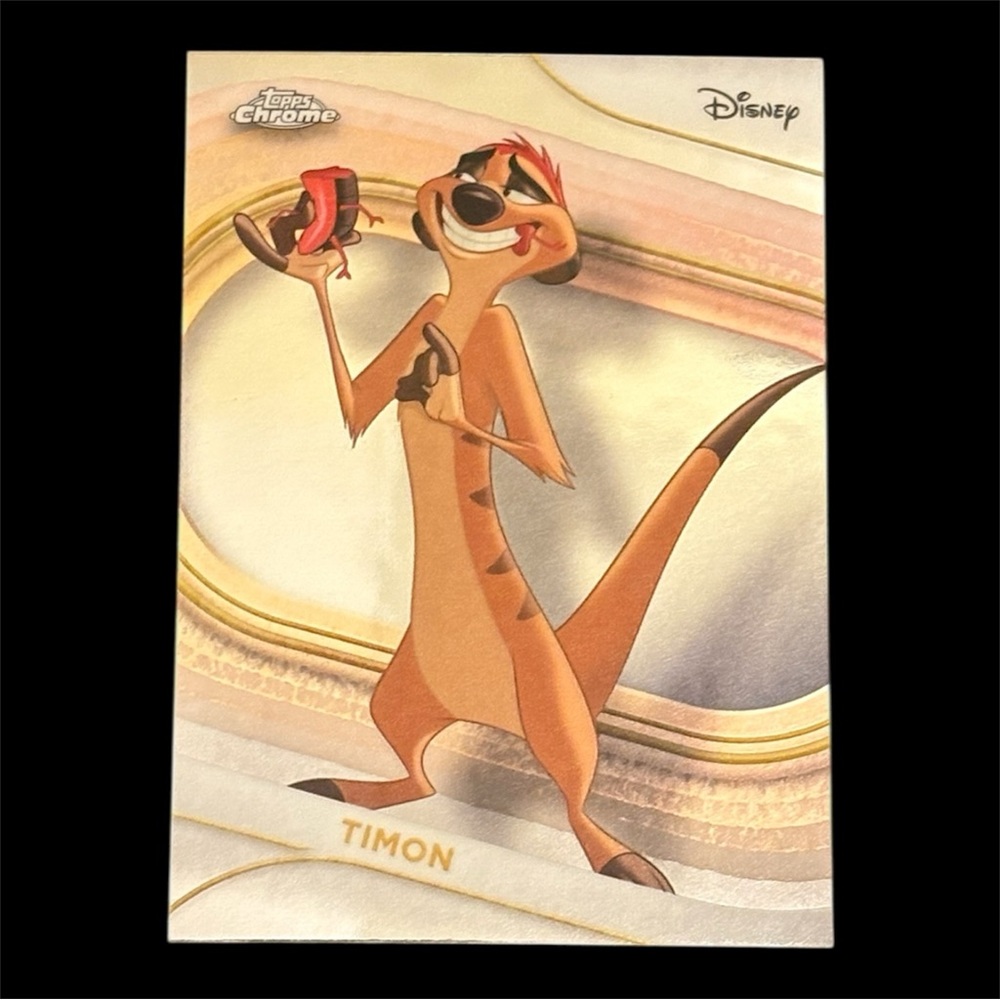 [5/$15] 2025 TOPPS CHROME DISNEY TIMON THE LION KING - BASE SET CARD #98 - NM
